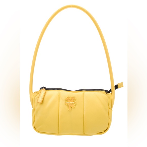 heaven By Marc Jacobs Puffy Quilted Nylon Shoulder Bag EUC Rare in Pretty Yellow - Picture 1 of 15
